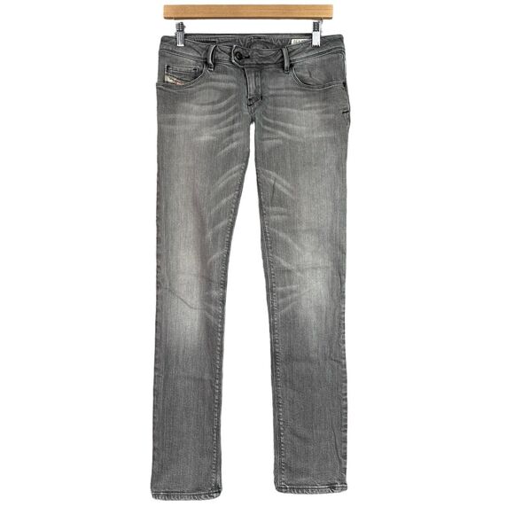 Diesel Women’s Jeans Gray Black Skinny Stretch Denim W31 L32 (Tag 28x32) - Picture 1 of 15